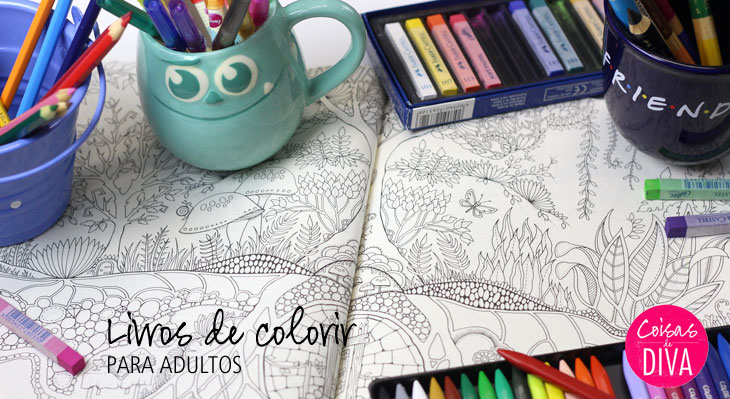 livros de colorir para adultos
