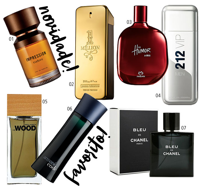 Perfumes masculinos: presente pra ele e pra você!