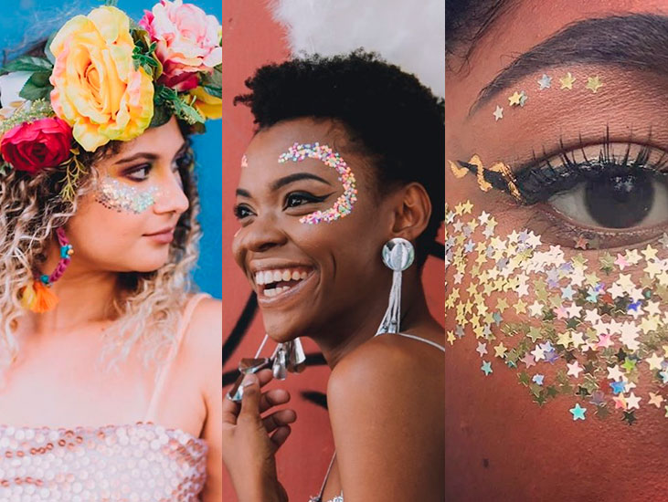 Maquiagem com glitter: onde comprar e +100 imagens pra inspirar