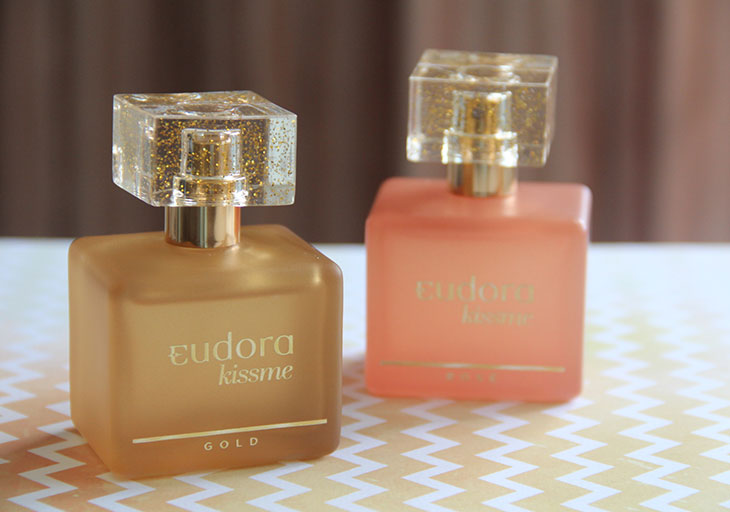Eudora Kiss Me ? testei os perfumes Gold e Rosé